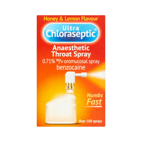 Ultra Chloraseptic - Anaesthetic Throat Spray Honey & Lemon 15ml
