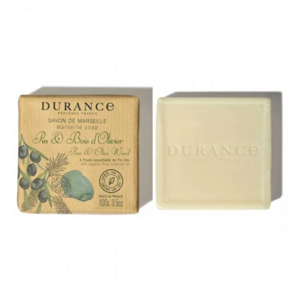 Durance - Pine & Olive Wood Marseille Soap 100g