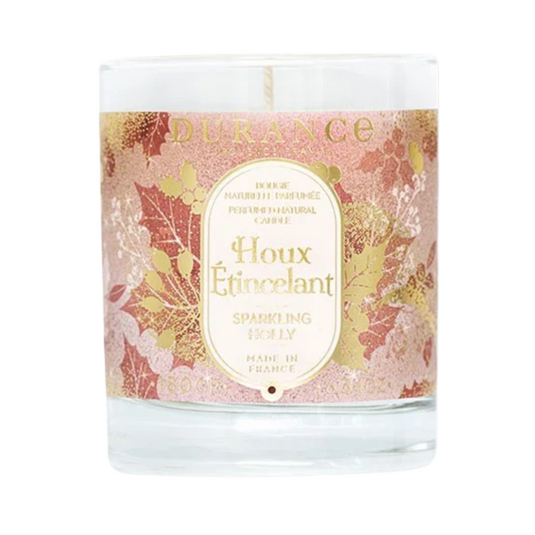 Durance - Sparkling Holly Perfumed Candle 180g