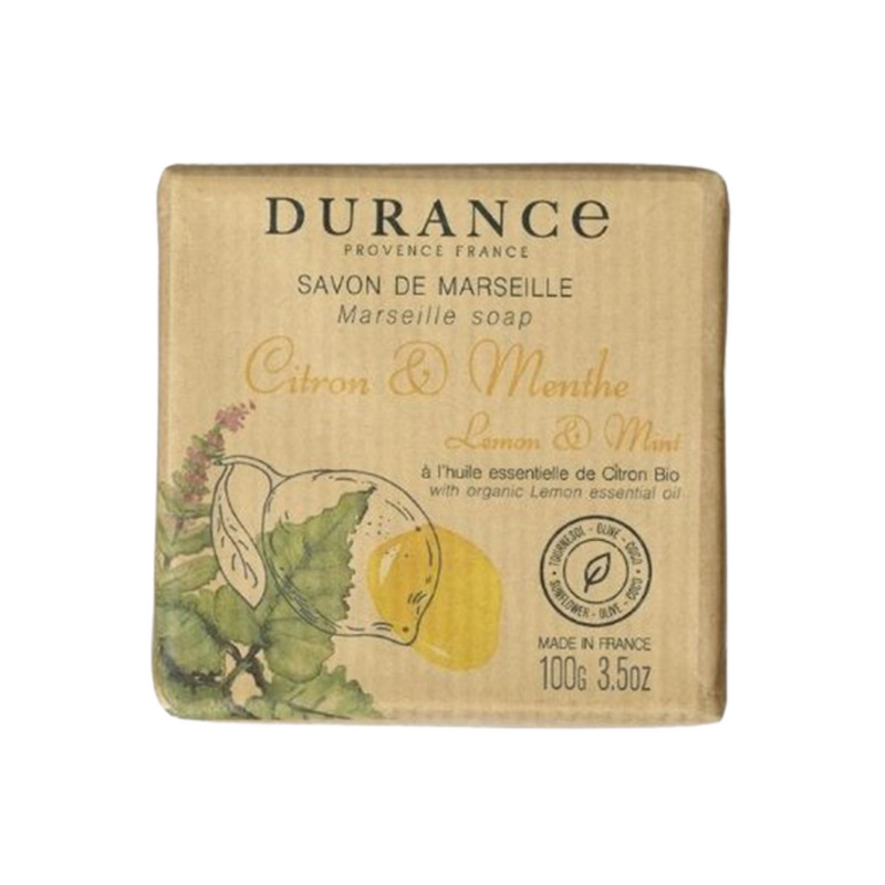 Durance - Lemon & Mint Marseille Soap 100g
