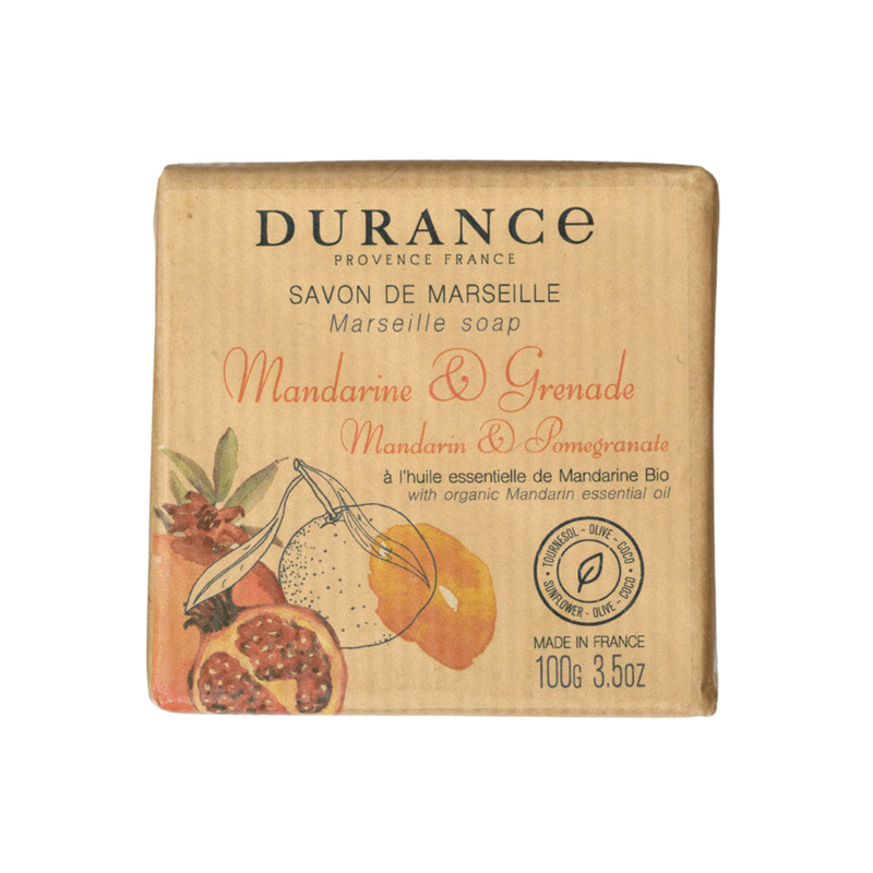 Durance - Mandarin & Pomegranate Marseille Soap 100g