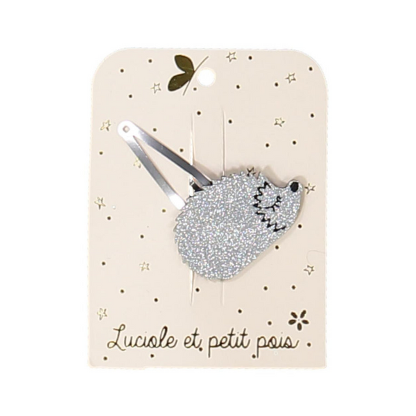 Luciole et Petit Pois - Hedgehog Glitter Clip
