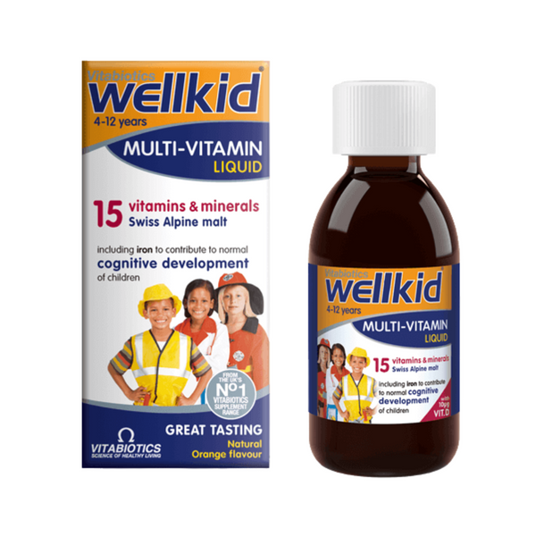 Vitabiotics - Wellkid Multivitamin Liquid 4-12 Years 150ml*