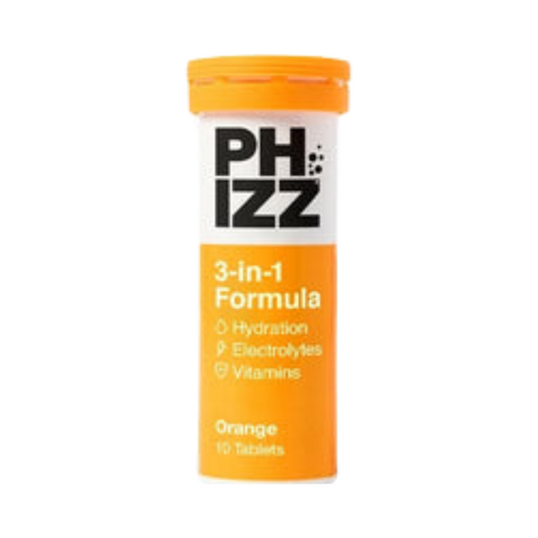 Phizz - 3 in 1 Hydration, Electrolytes & Vitamins Orange 10 Tablets