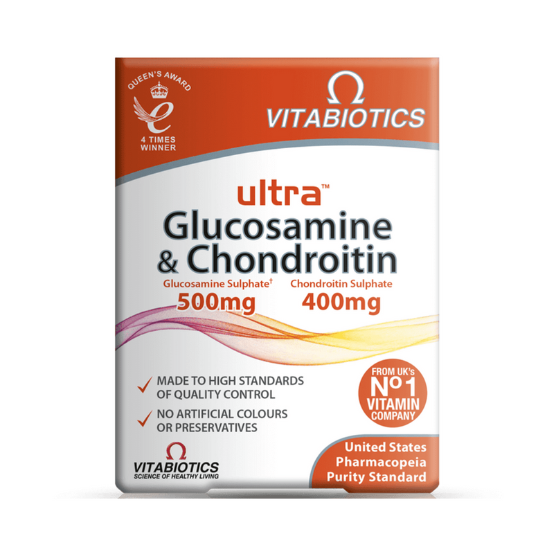 Vitabiotics - Ultra Glucosamine 500mg & Chondroitin 400mg 60 Tablets