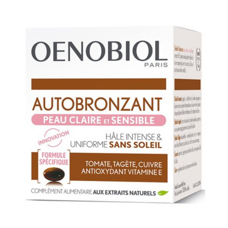 Oenobiol - Self Tanner Sensitive & Fair Skin 30 Capsules