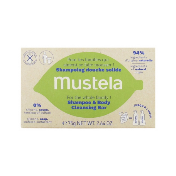Mustela - Shampoo & Body Cleansing Bar 75g