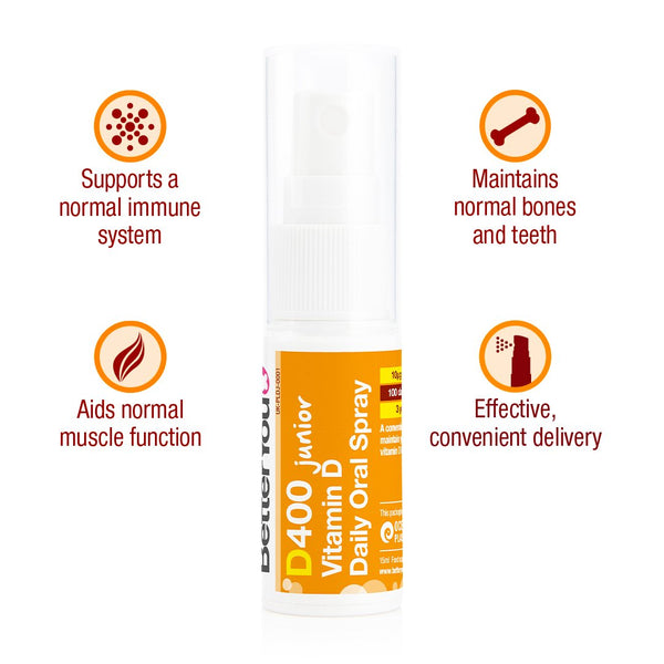BetterYou - D400 Junior Vitamin D Oral Spray 15ml*