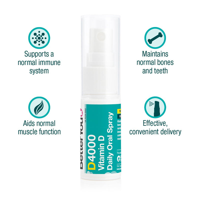 BetterYou - DLux 4000 Vitamin D Oral Spray 15ml