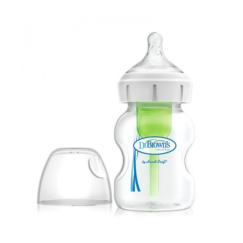 Dr Brown's - Options+ Anti-Colic Bottle, clinically proven to reduce colic 150ml