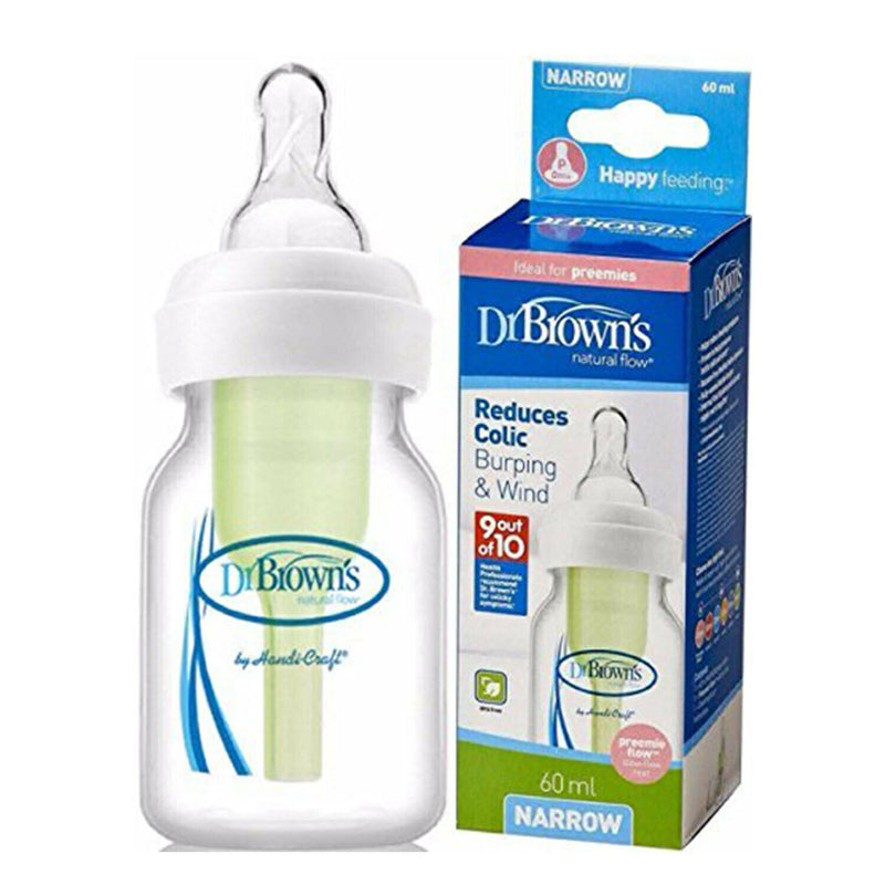 Dr Browns - Options Preemie Flow Anti-Colic Feeding Bottle - 60ml