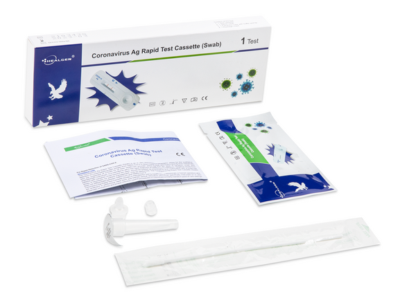 Healgen - Rapid COVID-19 Antigen Self-Test Single Cassette (CE Marked 15min Nasal Swab)