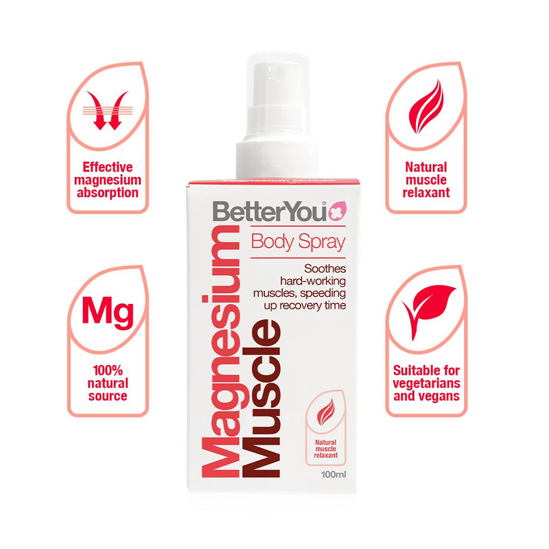 BetterYou - Magnesium Muscle Body Spray 100ml