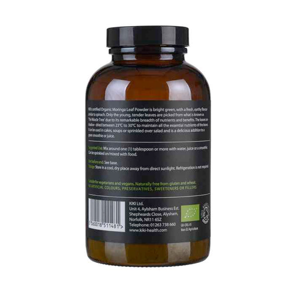 KiKi Health - Organic Moringa Leaf Powder 100g