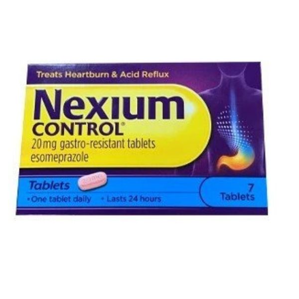 Nexium - Control Gastro Resistant 20mg Tablets Pack of 7