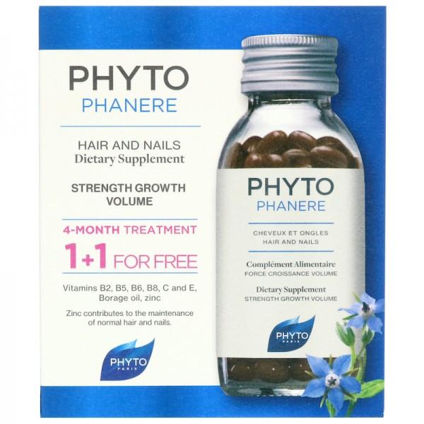 Phyto - PhytoPhanère Hair & Nails Supplement (1+1 Free)