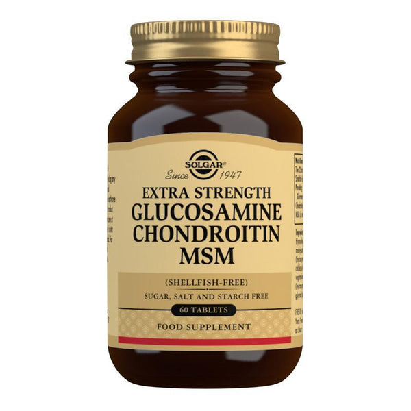 Solgar - Extra Strength Glucosamine Chondroitin MSM 60 Tablets
