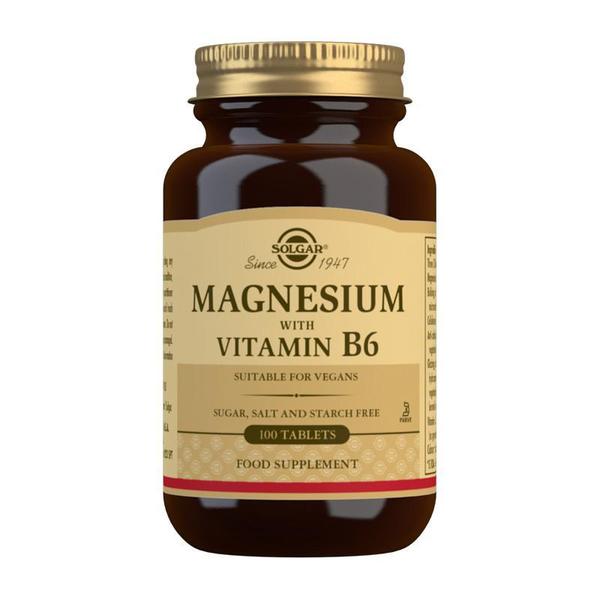 Solgar - Magnesium With Vitamin B6 100 Tablets