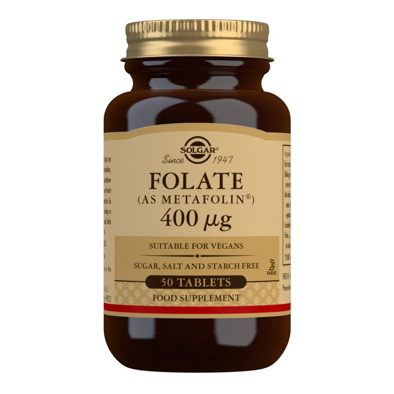 Solgar - Folate 400 μg (as Metafolin ®) 100 Tablets