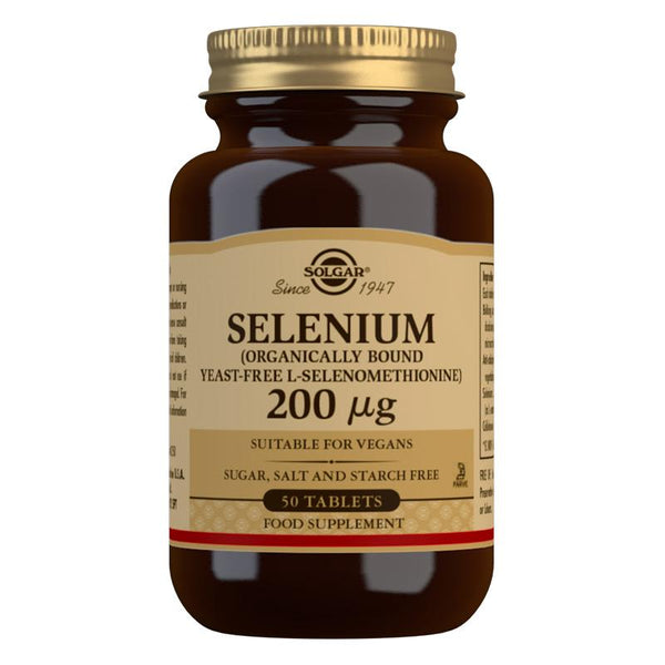 Solgar - Selenium (Yeast-Free) 200 mcg 50 Tablets*