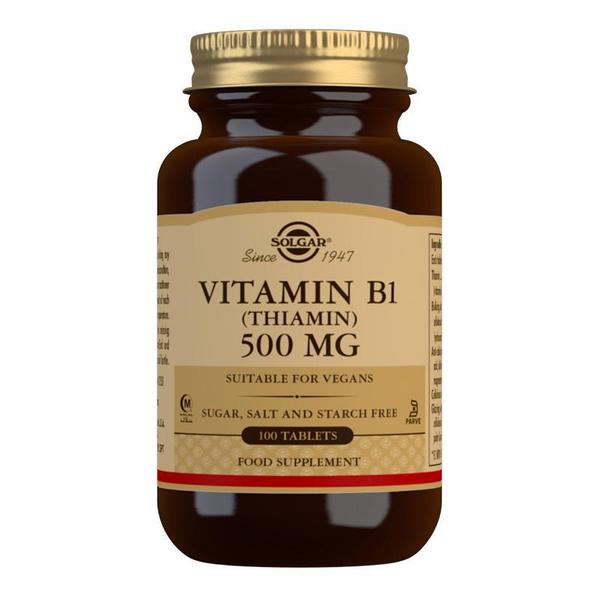 Solgar - Vitamin B1 (Thiamin) 500 mg 100 Tablets