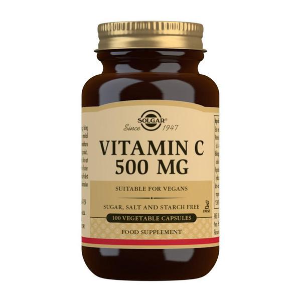 Solgar - Vitamin C 500mg 100 Vegetable Capsules