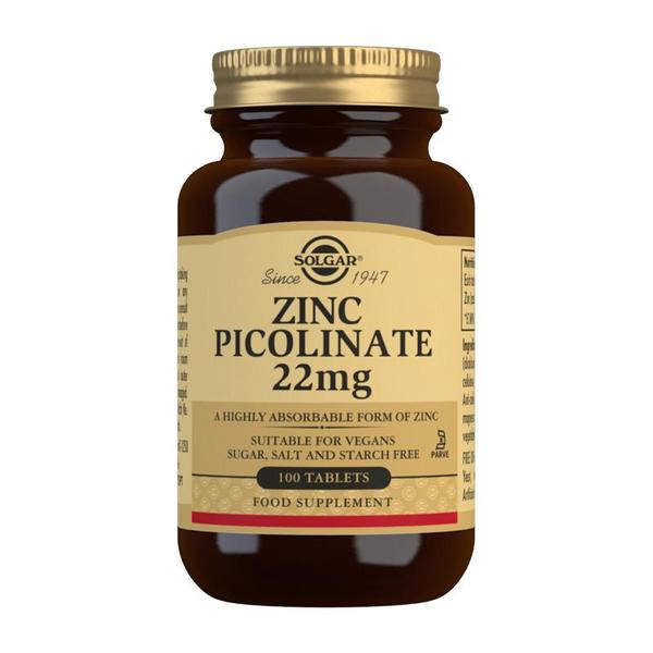 Solgar - Zinc Picolinate 22 mg 100 Tablets