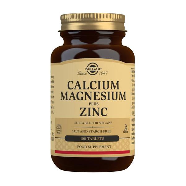 Solgar - Calcium Magnesium Plus Zinc 100 Tablets
