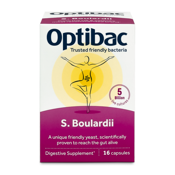Optibac - Saccharomyces Boulardii Capsules