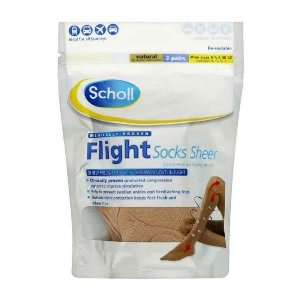 Scholl - Flight Socks 6-8
