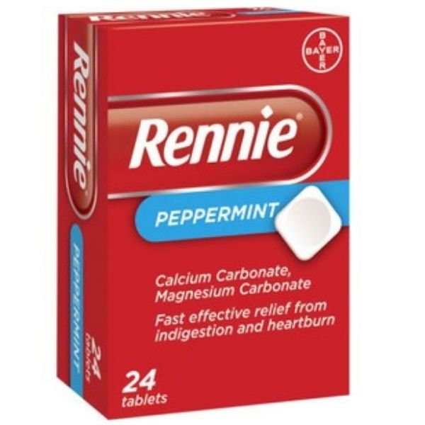 Rennie - Peppermint 24 Tablets