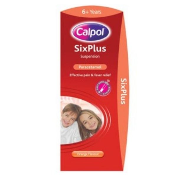 Calpol - Six Plus Suspension Original Orange Flavour 200ml
