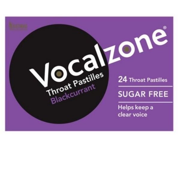 Vocalzone - Throat Pastilles Blackcurrant 24