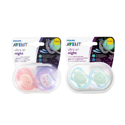 Avent - Ultra Air Night Soother 0-6m