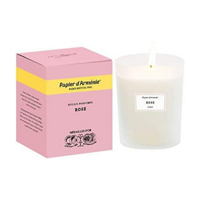 Papier d'Arménie - Rose Fragranced Candle 220g