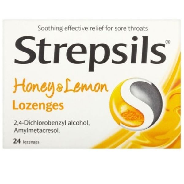 Strepsils - Lozenges Honey & Lemon 24 Pack