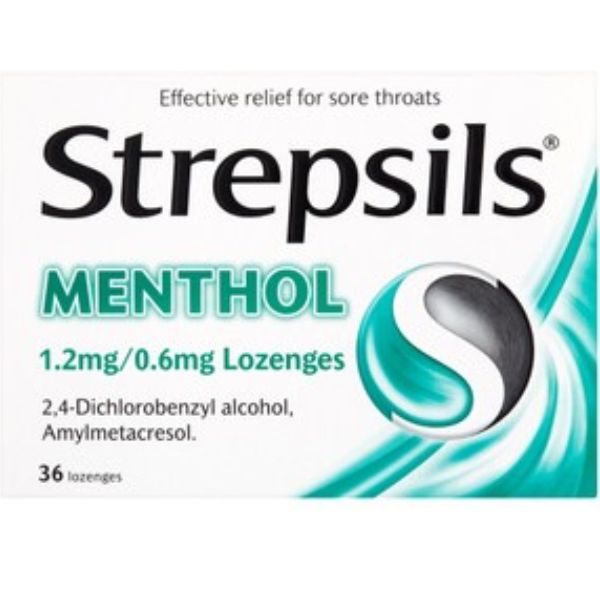 Strepsils - Menthol Lozenges 36x