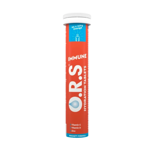 O.R.S - Immune Support Juicy Orange Flavour Hydration 20 Tablets