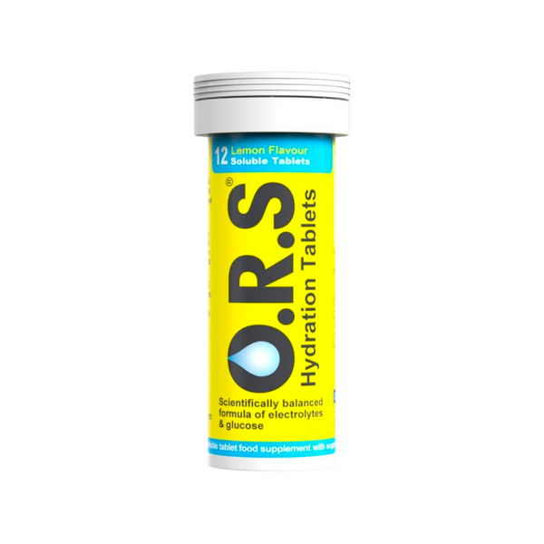 O.R.S. - Hydration Tablets Lemon Flavour 12 Tablets