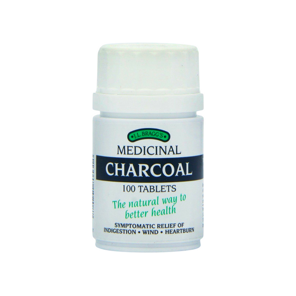J.L Bragg - Medicinal Charcoal 100 Tablets