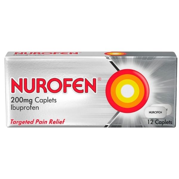 Nurofen - Ibuprofen 200mg Caplets 12s