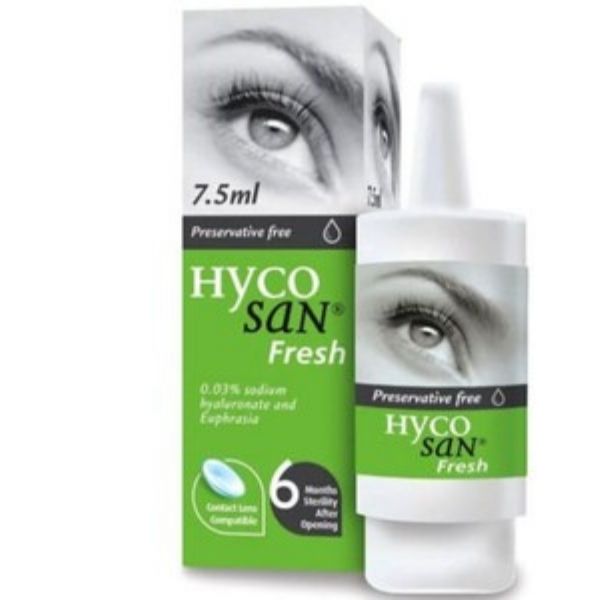 Hycosan - Fresh Preservative Free Eye Drops 7.5ml