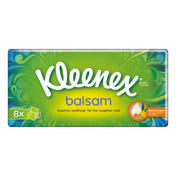 Kleenex - Balsam Pocket Tissues 8 Pocket Packs