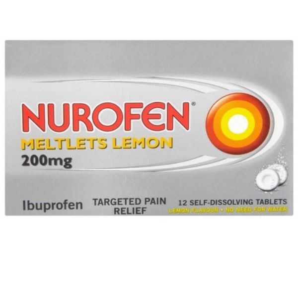 Nurofen - Meltlets Compressed 200mg Tablets 12s