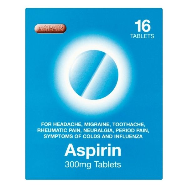 Aspirin - 300mg Tablets 16s