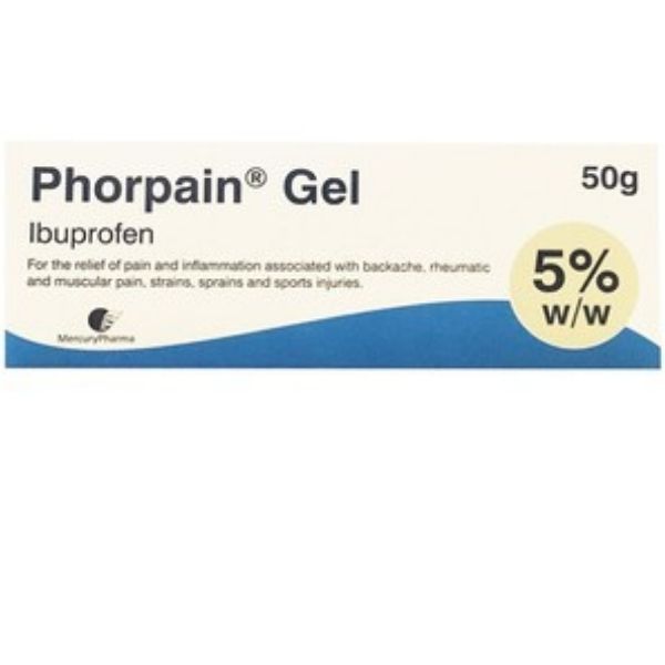 Phorpain - Ibuprofen 5% Gel 50g