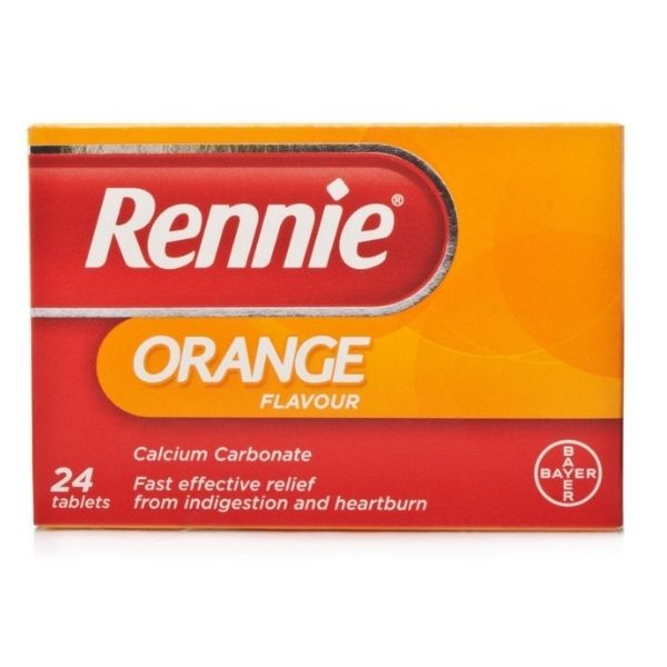 Rennie - Calcium Carbonate 24 chewable tablets