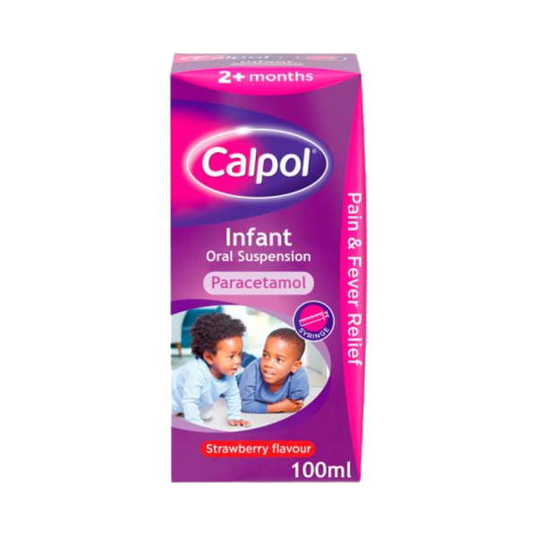 Calpol - Infant Suspension Sugar-free Strawberry Flavour 100ml