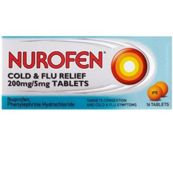 Nurofen - Cold & Flu 16 Tablets (P)