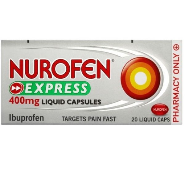 Nurofen - Express 400mg Liquid Capsules Ibuprofen x20
